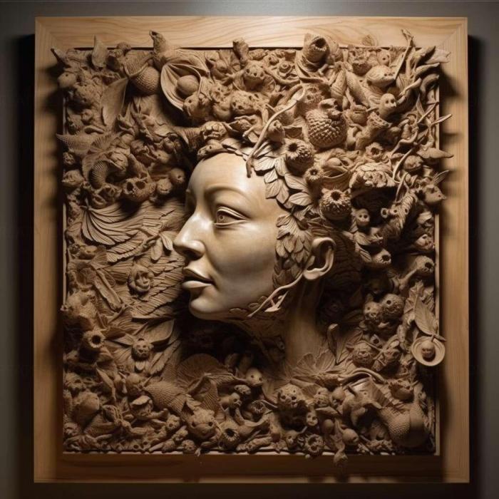 نموذج ثلاثي الأبعاد لآلة CNC 3D Art 